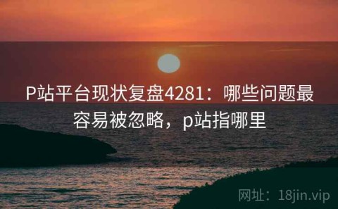 P站平台现状复盘4281：哪些问题最容易被忽略，p站指哪里