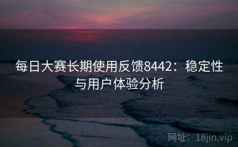 每日大赛长期使用反馈8442：稳定性与用户体验分析