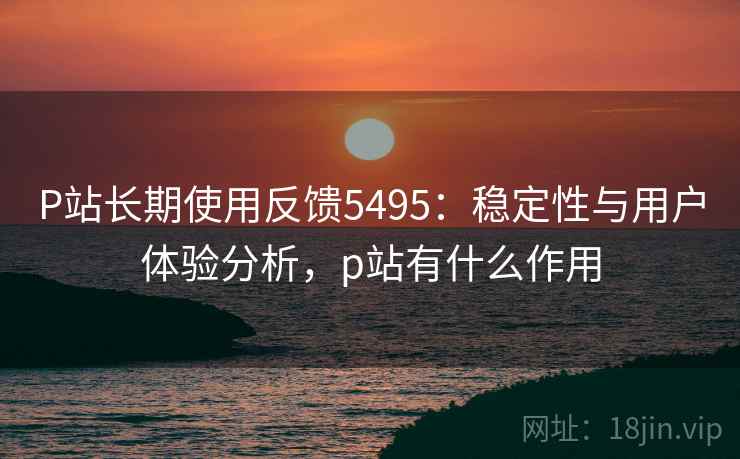 P站长期使用反馈5495：稳定性与用户体验分析，p站有什么作用