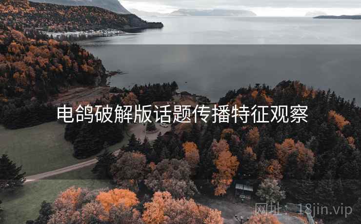 电鸽破解版话题传播特征观察