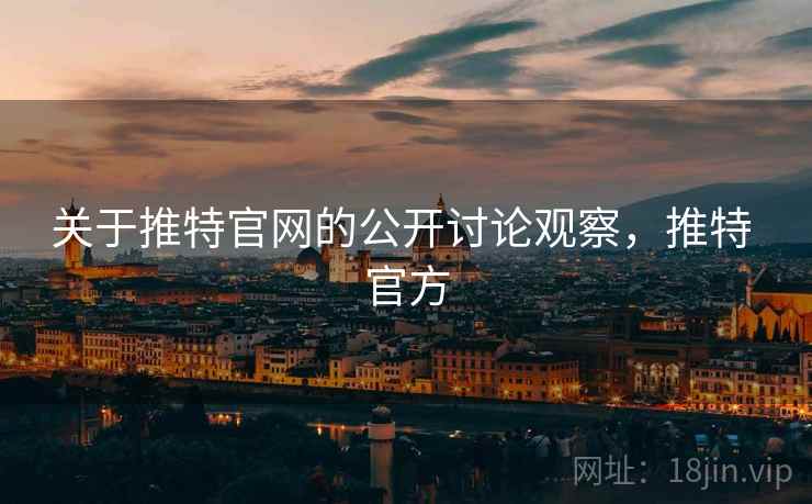 关于推特官网的公开讨论观察，推特 官方
